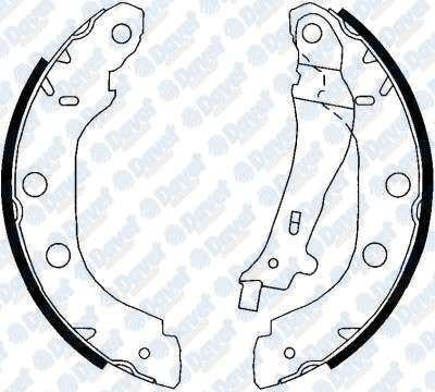 PBS 4042 Arka Fren Balatasi Pabuclu Kangoo 1.2-1.5dci-1.6-1.9 97->05 Primera 1.6-1.8-2.0td 96->01 Buyuk Tip
